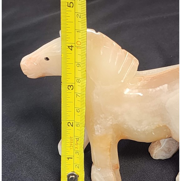 Decorative Collectible Animal Horse Figurine Marble Onyx Handmade Imported NEW - Picture 8 of 10